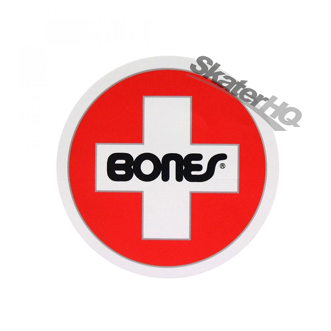 Bones Swiss Cross Sticker - Small Stickers