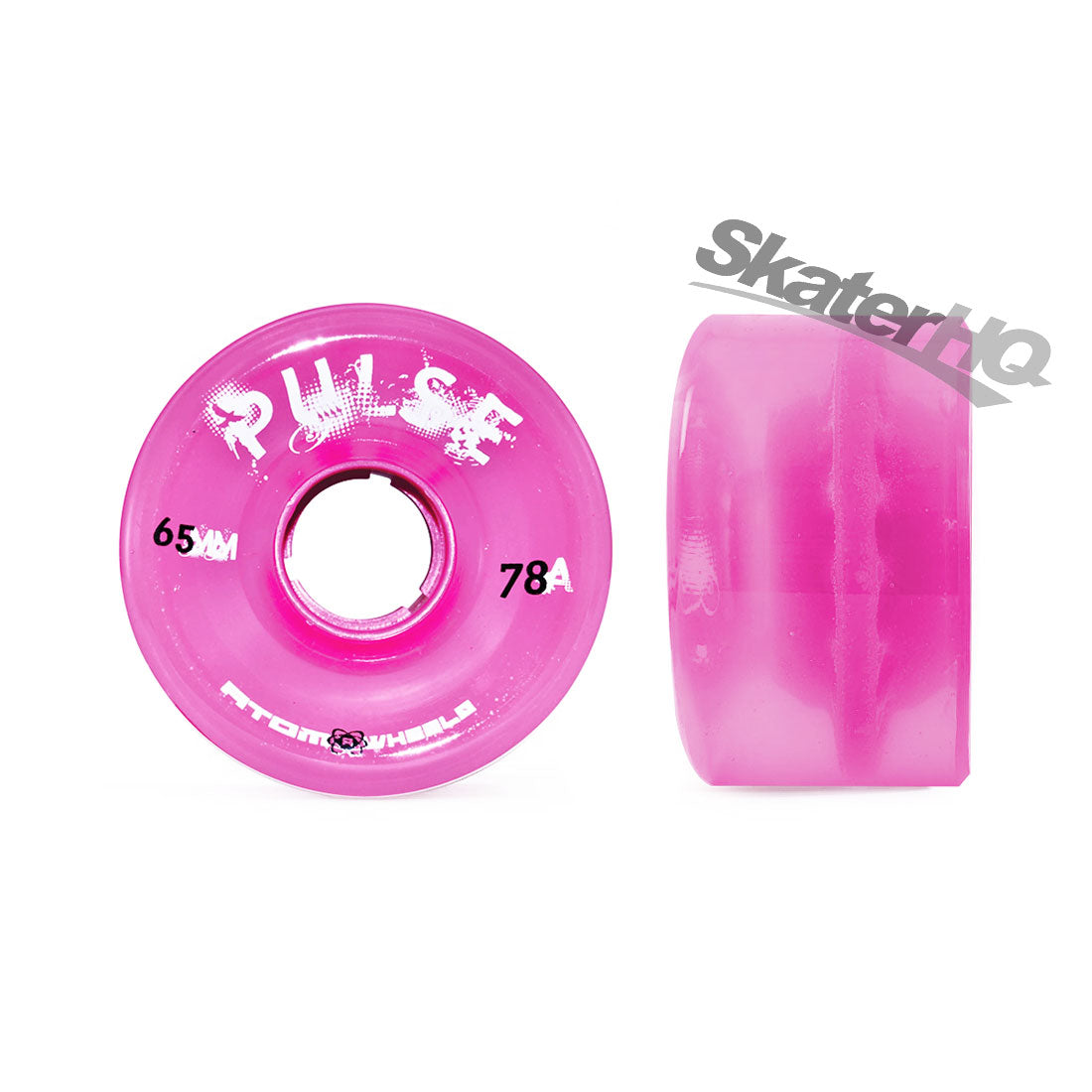Atom Pulse 65x38mm 78a 4pk - Pink Roller Skate Wheels