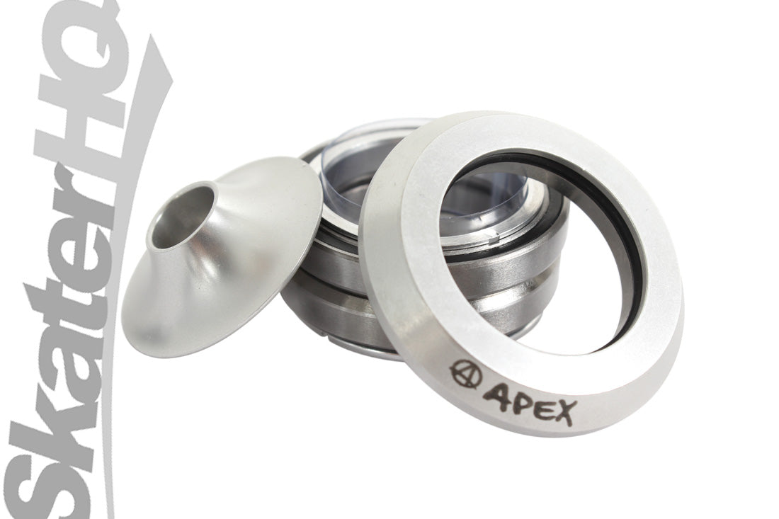 Apex Integrated Headset - Silver Scooter Headsets and Clamps