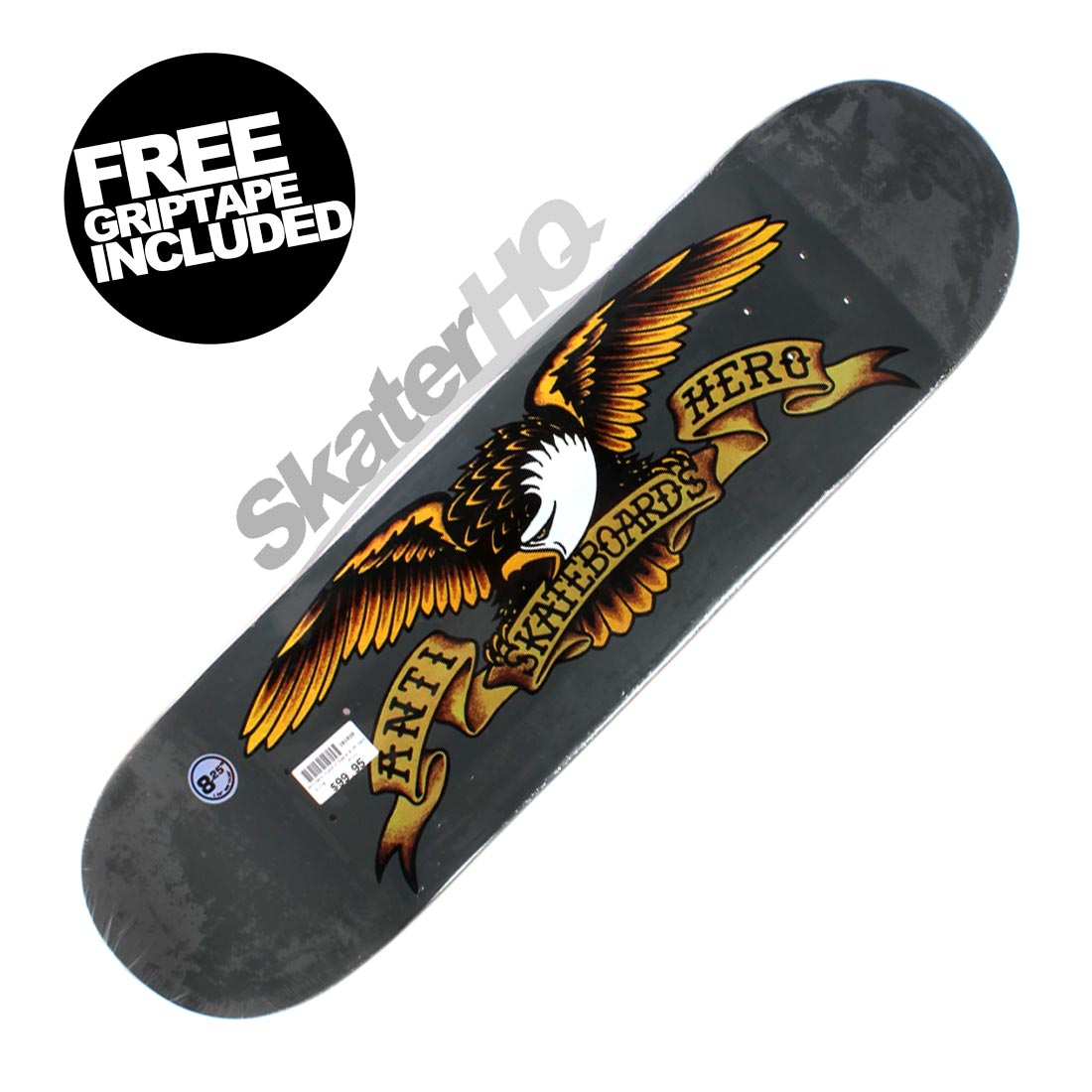 Antihero Classic Eagle 8.25 Deck - Grey Skateboard Decks Modern Street