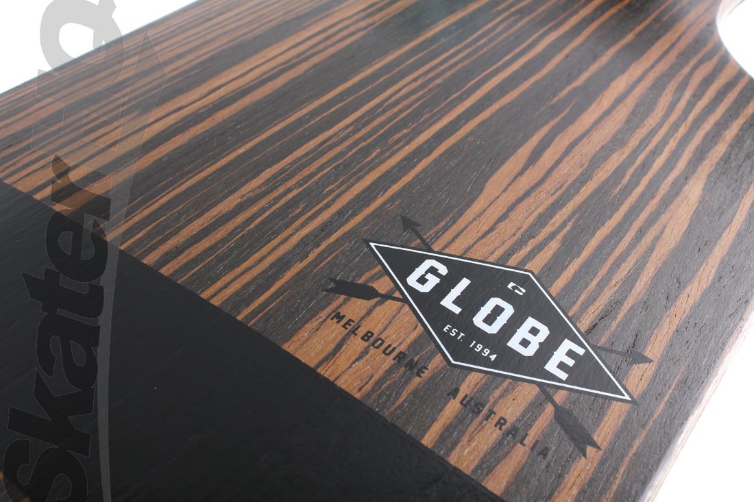 Globe Geminon 35 Complete - Ebony Black Skateboard Completes Longboards