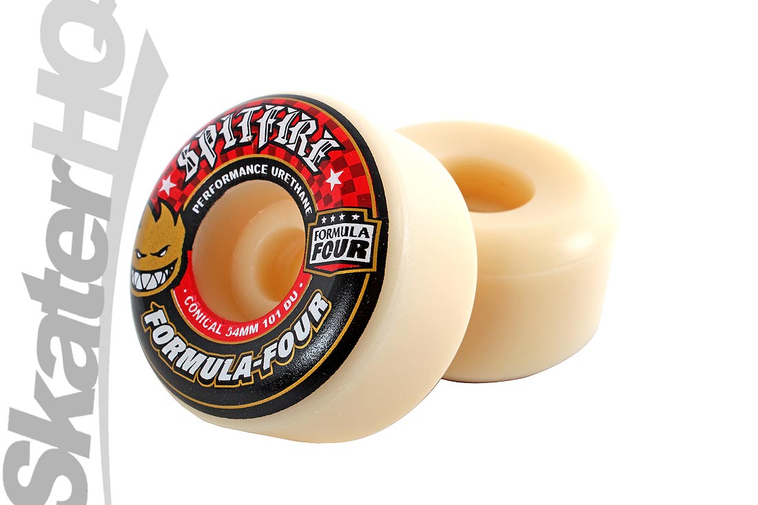 Spitfire Form Four 54mm 101A Conical Full 4pk - Red Skateboard Wheels