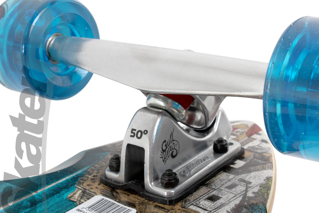 Sector 9 Madiera Bamboo Complete - Natural/Blue Skateboard Completes Longboards