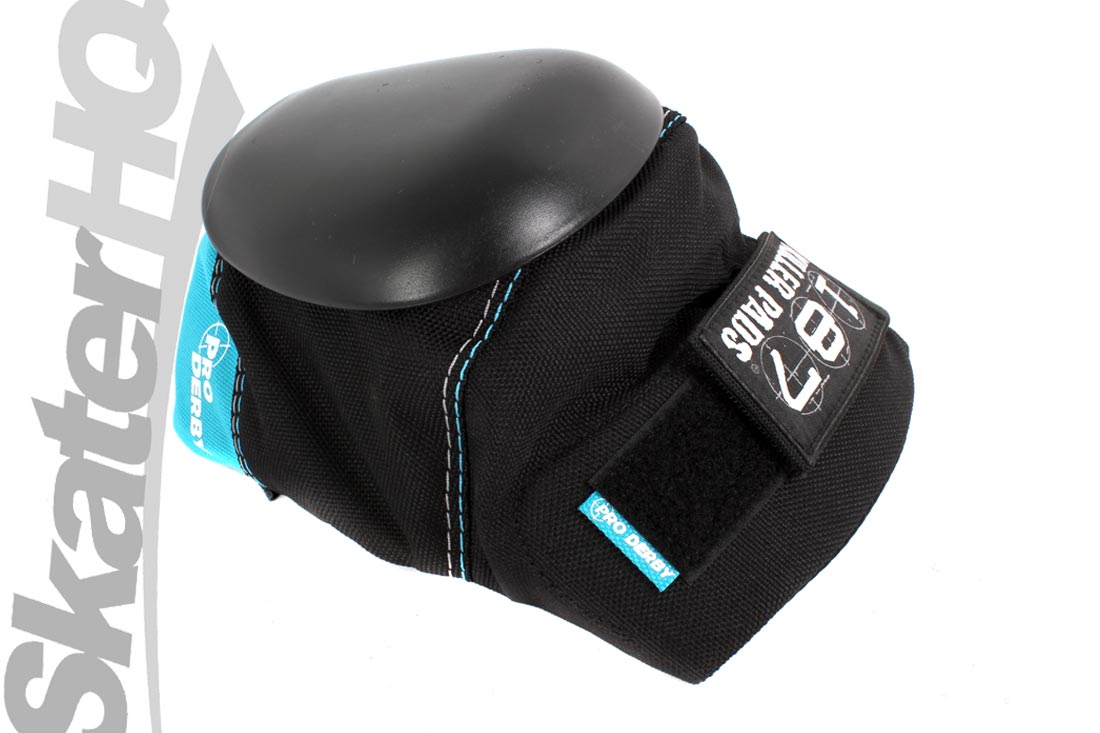 187 Pro Derby Knee - Black/Blue Protective Gear