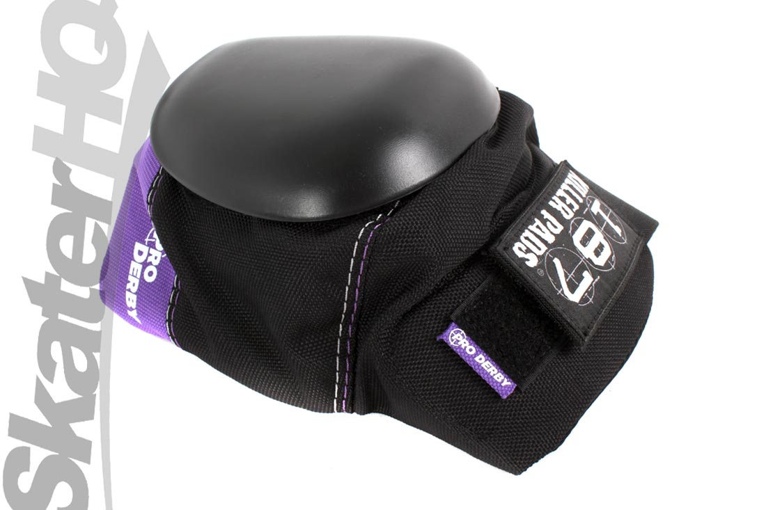 187 Pro Derby Knee - Black/Purple Protective Gear