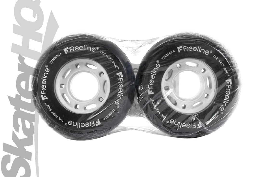 Freeline wheels 72mm/82a 2pk Black Other Fun Toys