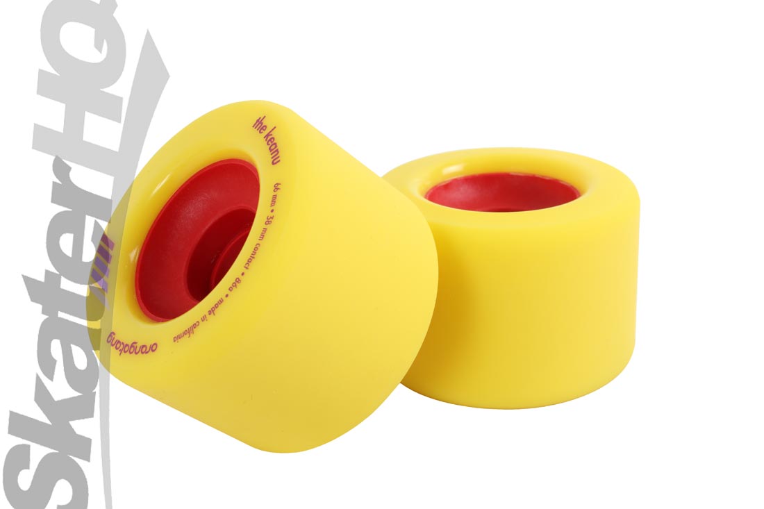 Orangatang The Keanu 66mm/86a Yellow Skateboard Wheels