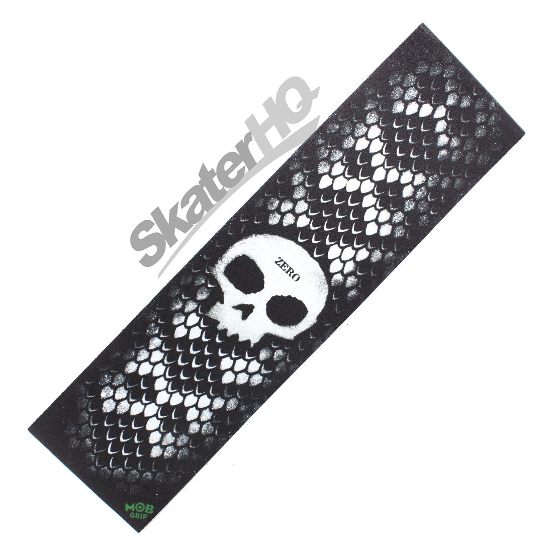 MOB Zero Skull Stencil Griptape - Black/White Griptape