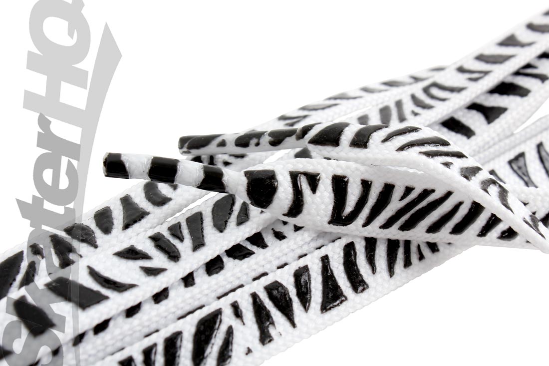 Slip-Not 72in Laces Pair - White Zebra Laces