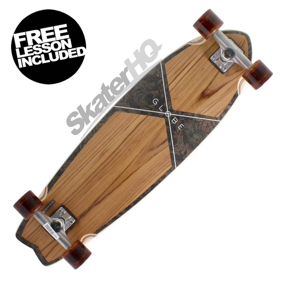 Globe Chromantic 33 Complete - Teak/Floral Couch Skateboard Compl Cruisers