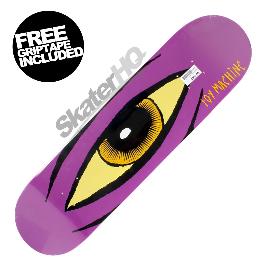 Toy Machine Sect Eye 8.125 Deck - Purple Skateboard Decks Modern Street