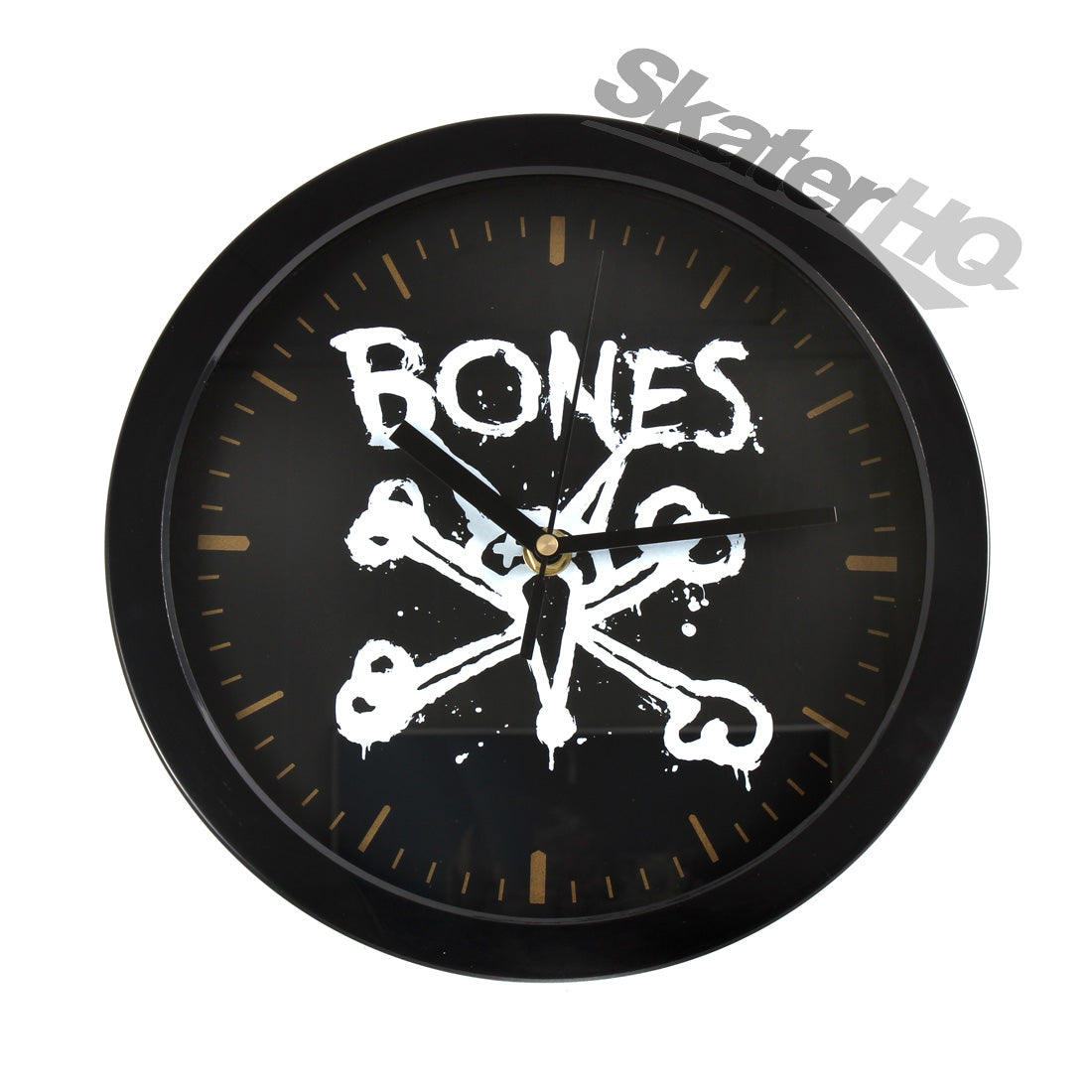 Bones Wall Clock - Black Skateboard Accessories