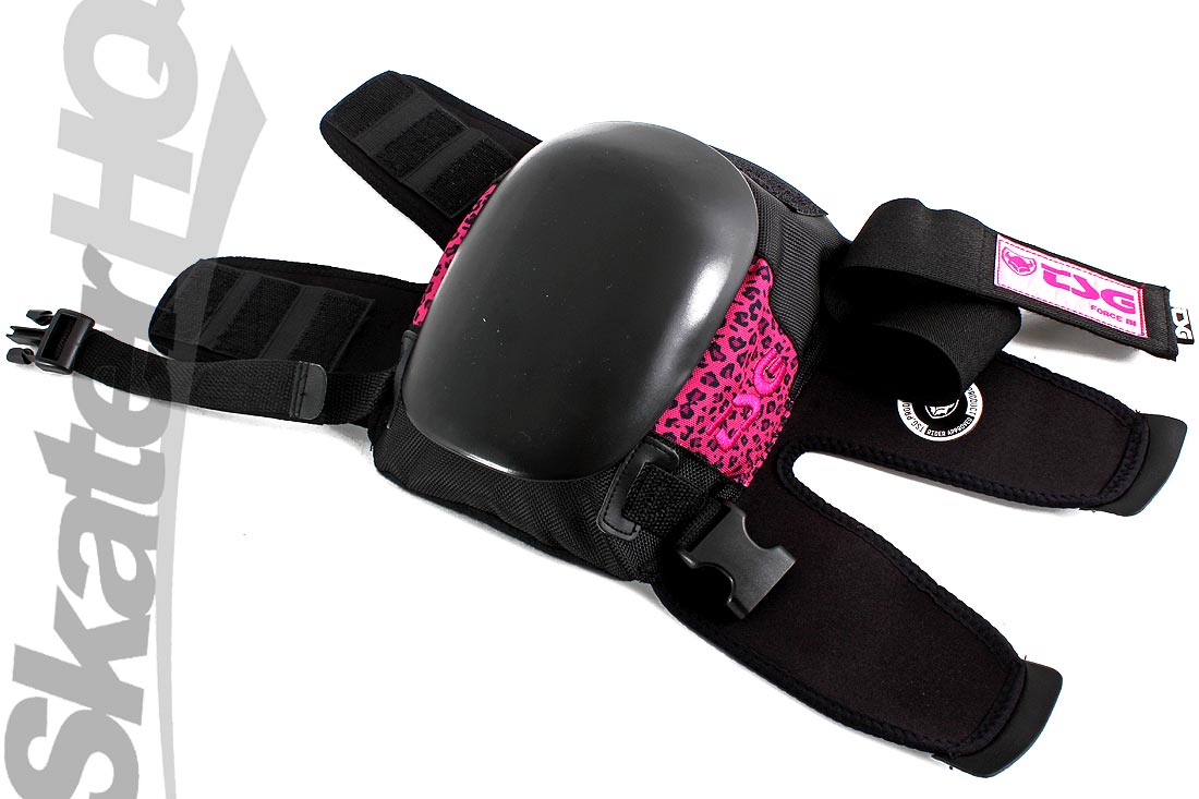 TSG Kneepad Force 3 Leopard Pink M Protective Gear