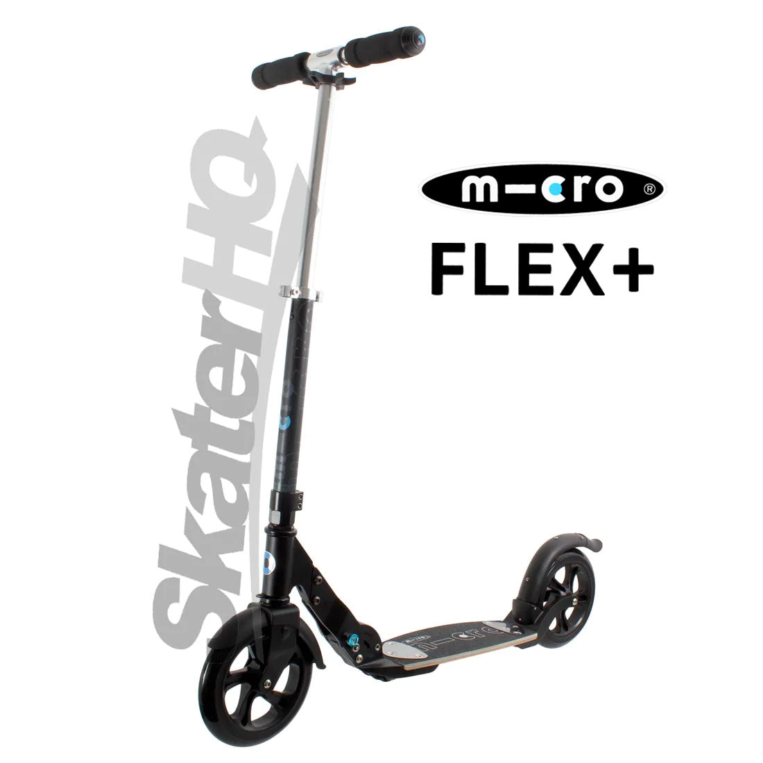 Micro Flex Plus Scooter - Matte Black Scooter Completes Rec