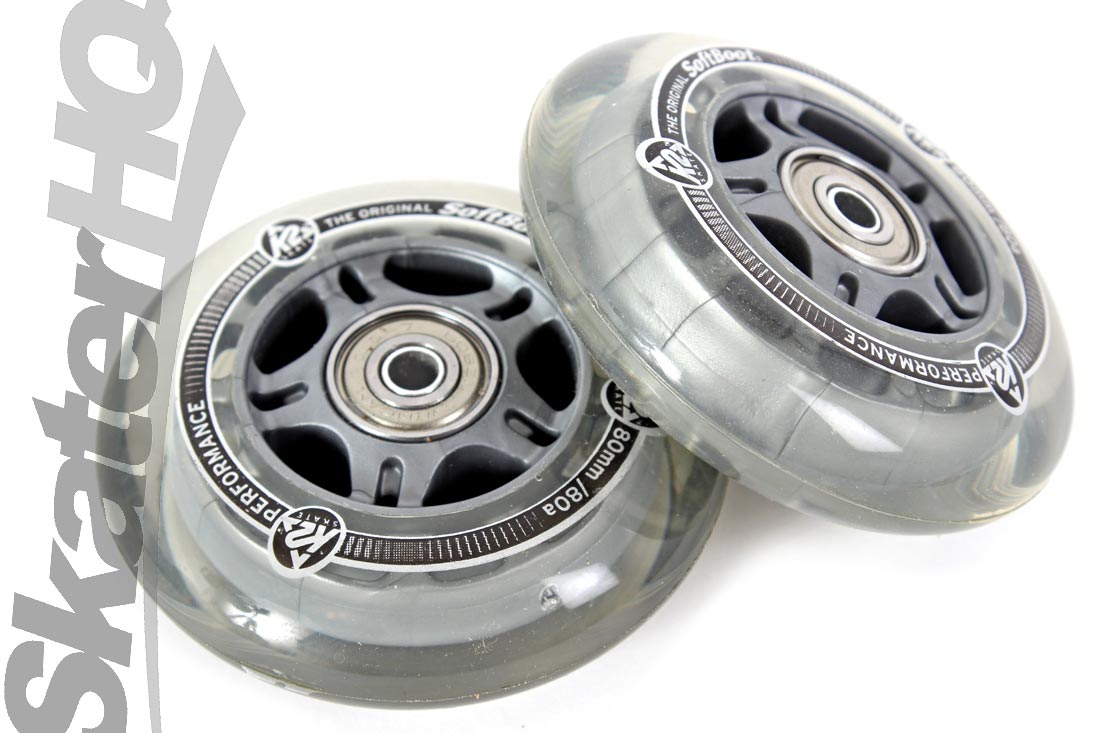 K2 Wheel 8pk 80mm 82a w/ ILQ7 Bearings Inline Rec Wheels