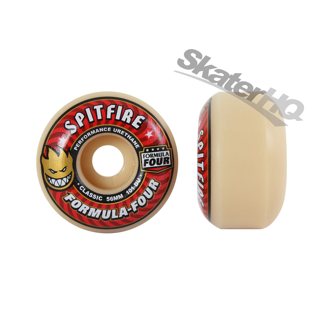 Spitfire Form Four 56mm 101A Classic 4pk - Red Skateboard Wheels