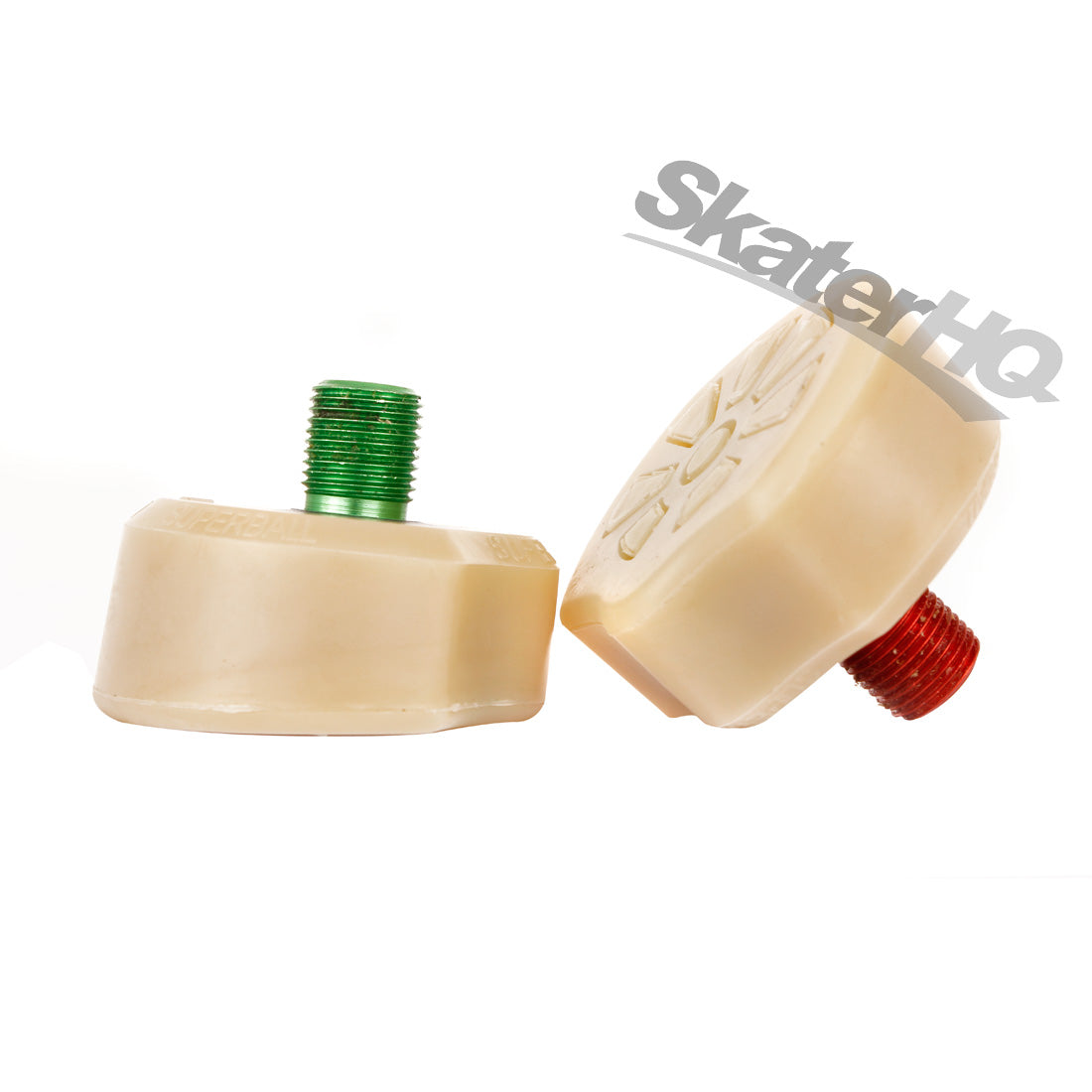 Gumball Superball Toe Stops - Short Stem - Natural Roller Skate Hardware and Parts