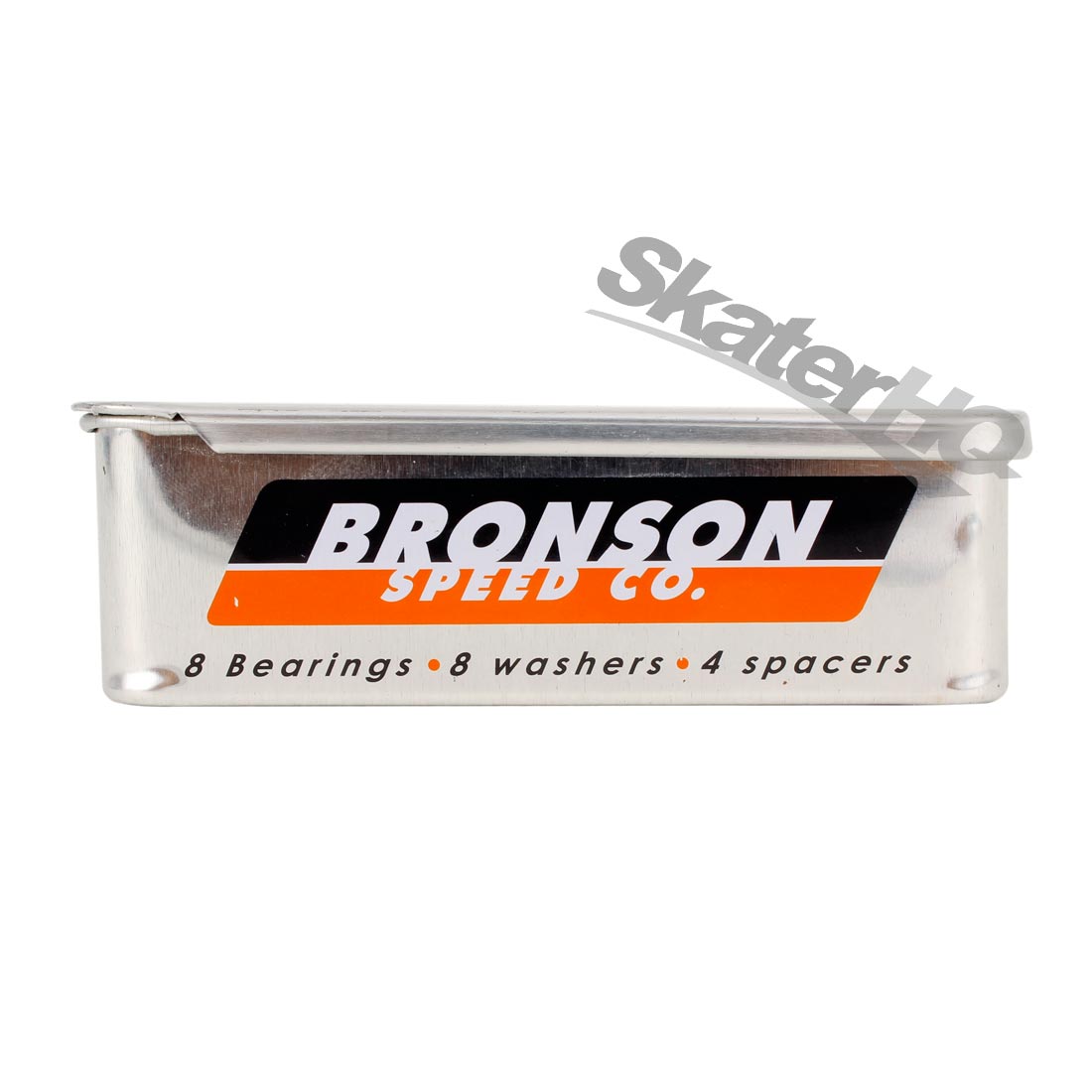 Bronson G3 Bearings w/ Spacers - Orange Skateboard Bearings
