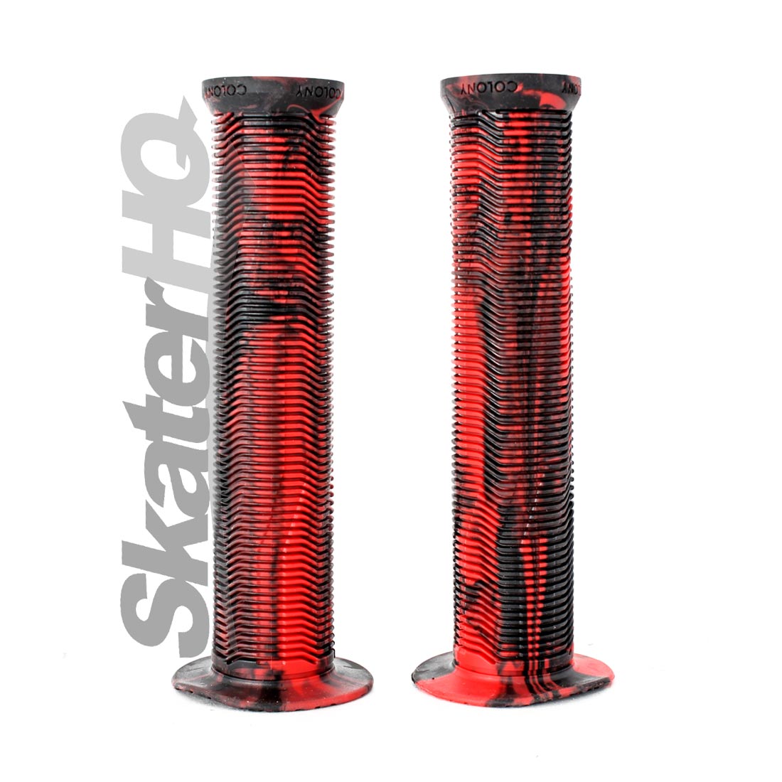 Colony Much Room Bloody Grips - Red/Black Scooter Grips