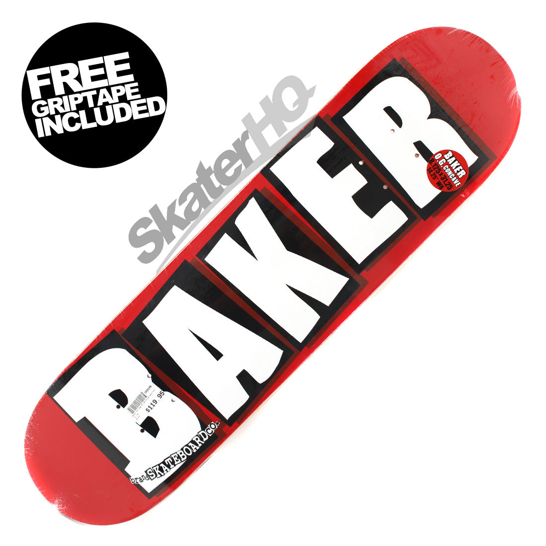 Baker OG White Logo 8.125 Deck Skateboard Decks Modern Street