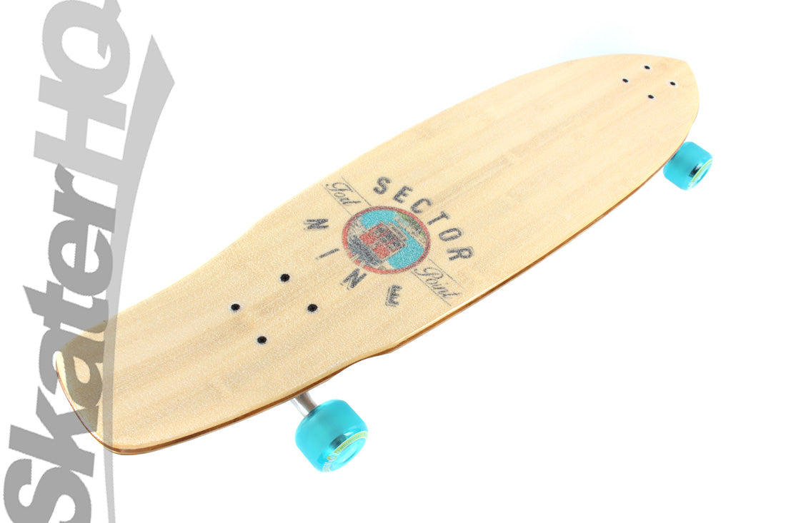 Sector 9 Danger Fort Point 34 Complete - Bamboo Skateboard Completes Longboards
