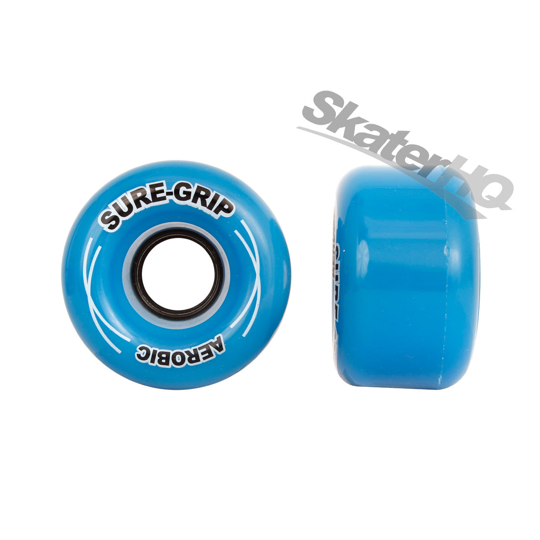 Sure-Grip Aerobic 62mm/85A Blue - 4pk Roller Skate Wheels