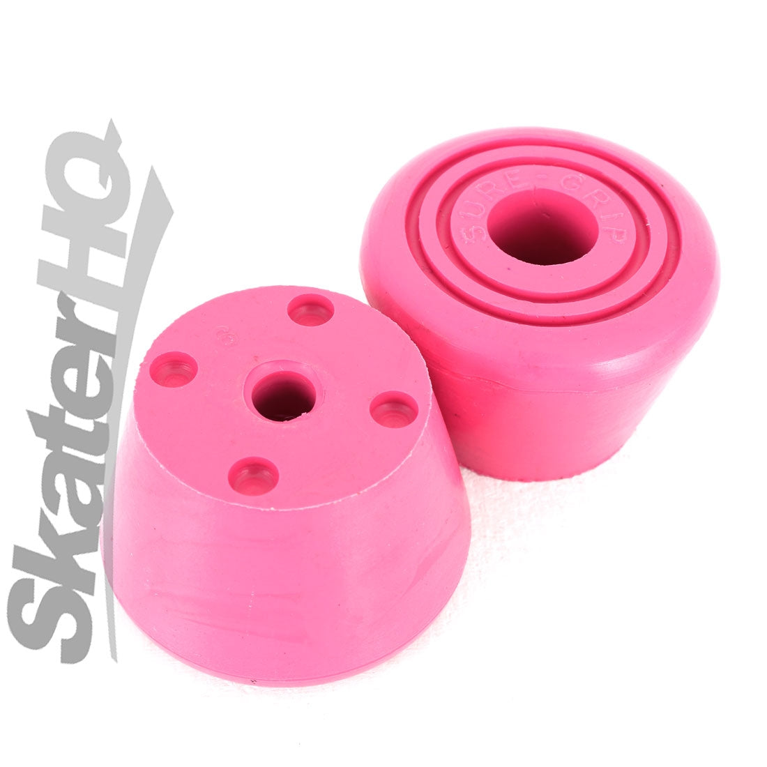 Sure-Grip Bullseye Toe Stop 2pk - Pink Roller Skate Accessories