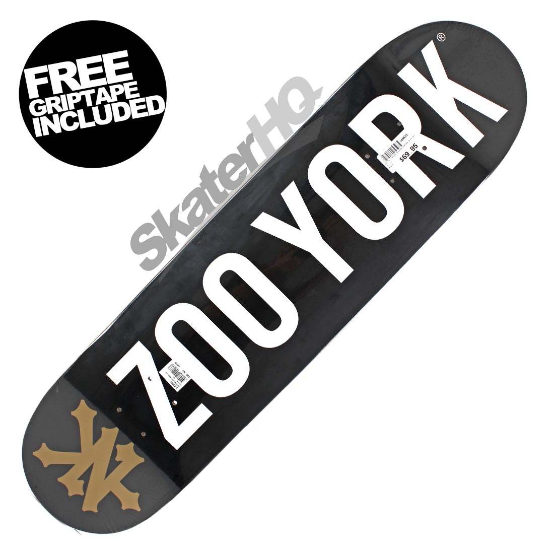 Zoo York Photo Incentive Black 8.25 Deck Skateboard Decks Modern Street