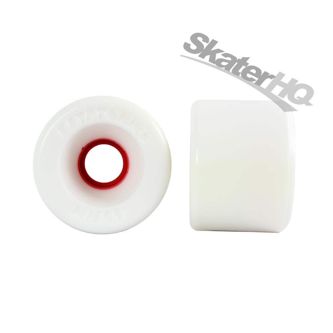 Kryptonics Startrac 60mm 4pk - White/Red Skateboard Wheels