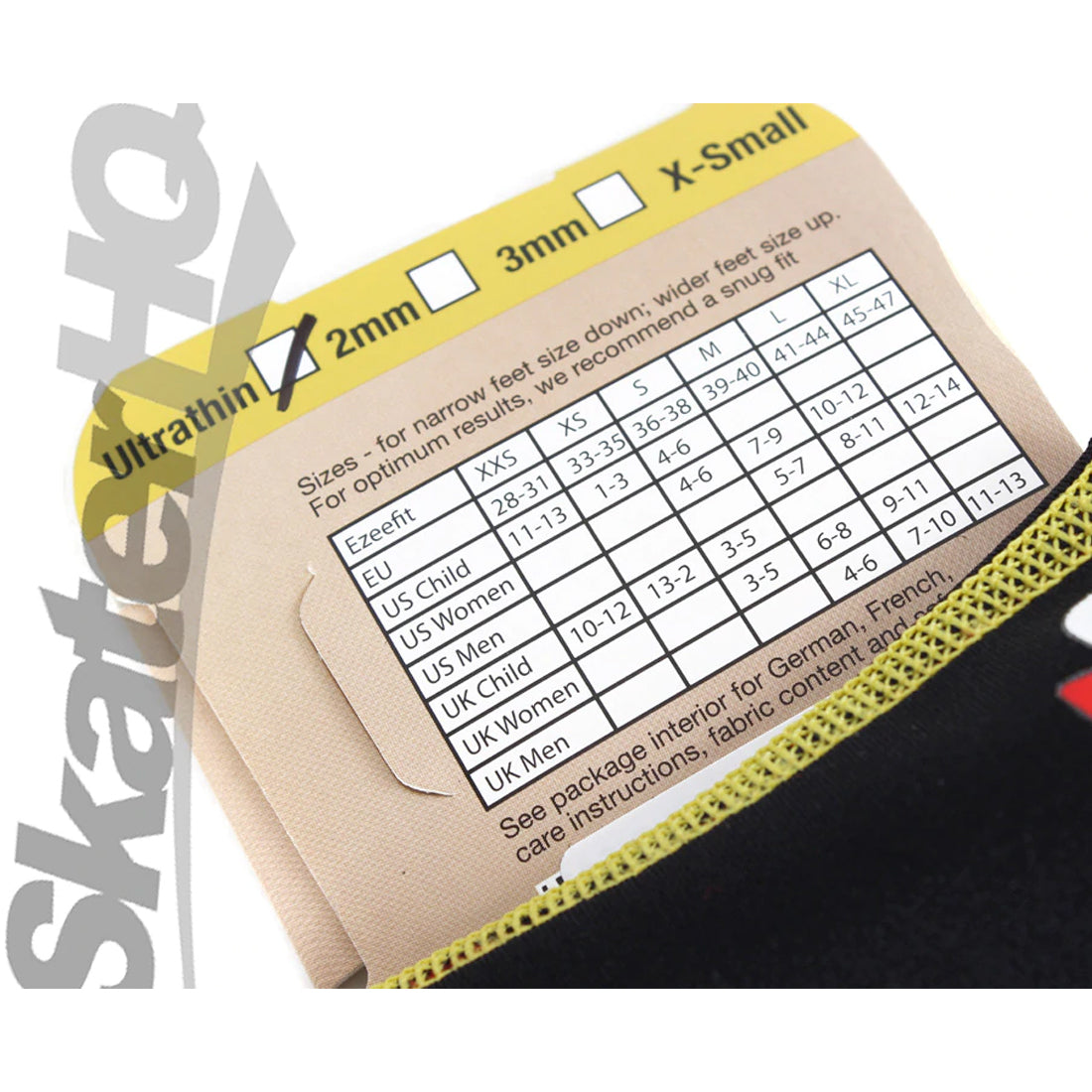 Ezeefit Ultrathin Ankle Booties - XSmall Insoles and Fitting Aids