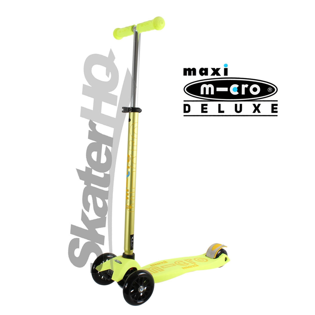 Micro Maxi Deluxe Scooter - Yellow Scooter Completes Rec