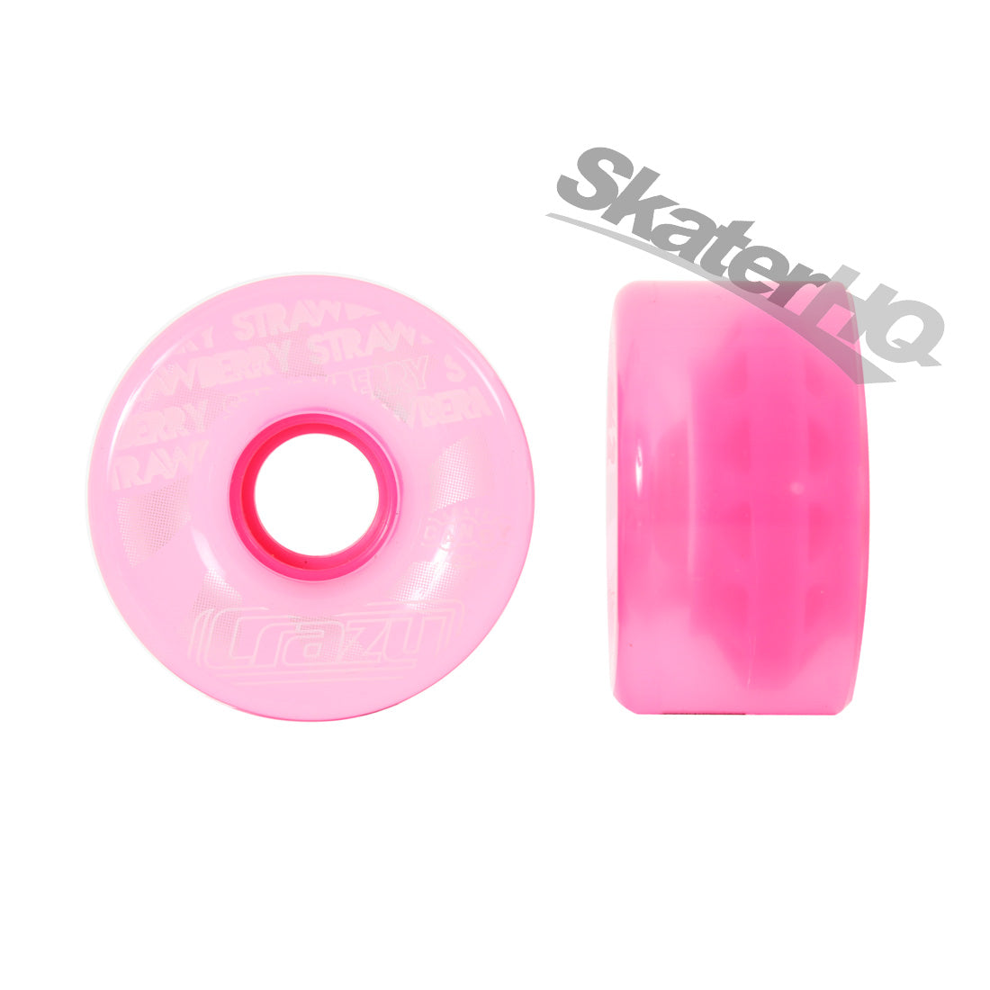 Crazy Candy Outdoor Wheels 65mm 78a 4pk Strawberry Pink Roller Skate Wheels