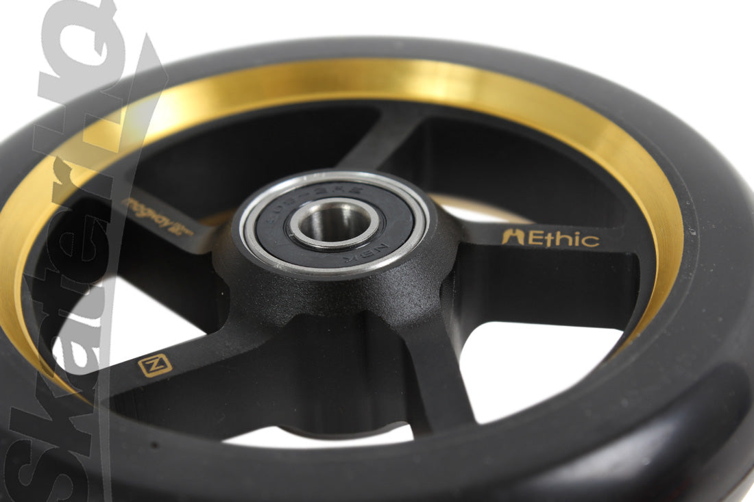 Ethic Mogway 110mm V2 Wheel - Black/Gold Scooter Wheels