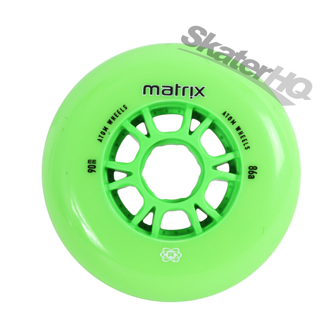Atom Matrix Plus 90mm/86a 8pk - Green Inline Rec Wheels