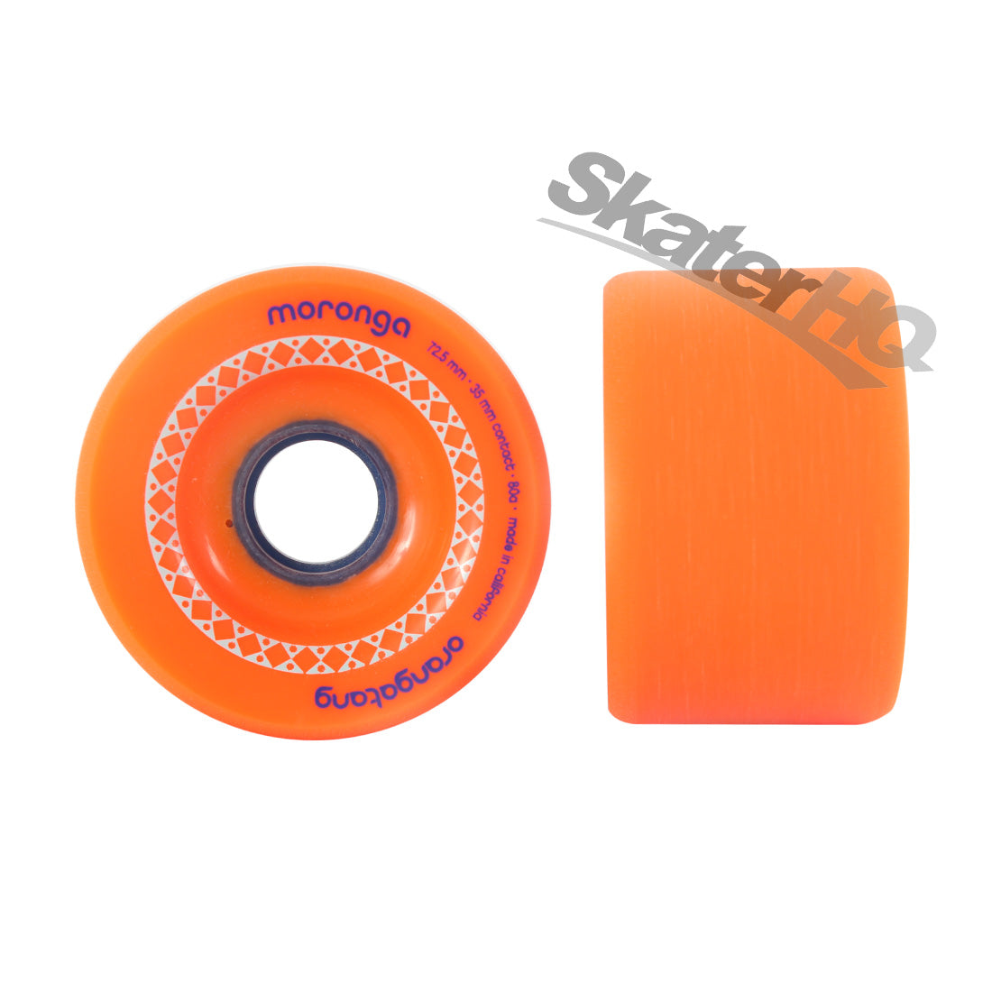 Orangatang Moronga 72.5mm/80a 4pk - Orange Skateboard Wheels