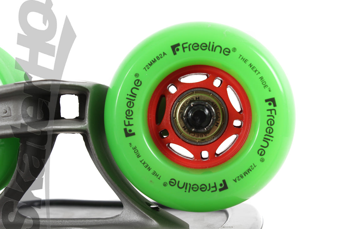Freeline Pro Skates Green/Wood w/ Pro Edge Guards Other Fun Toys