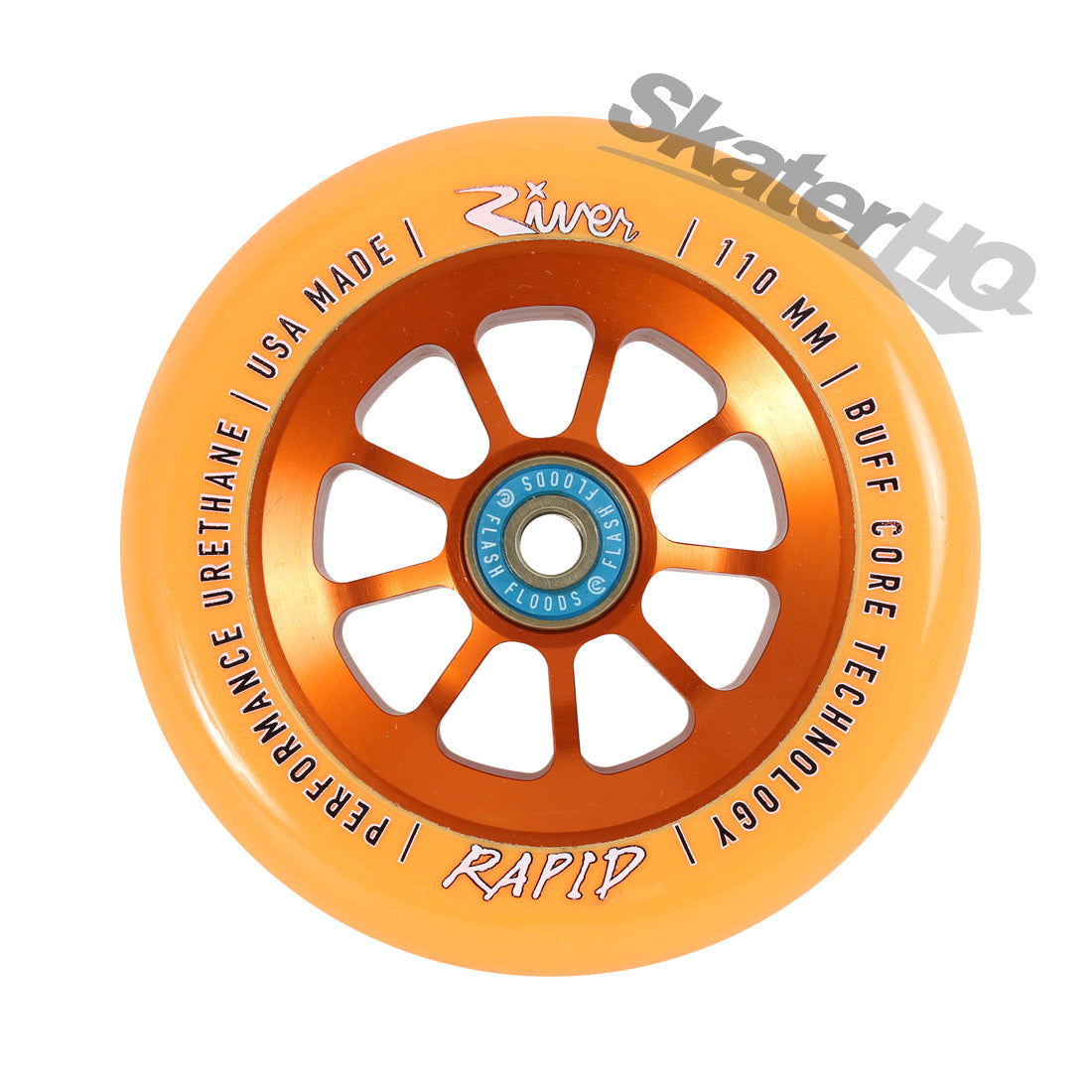 River Rapid 110mm - Orange Scooter Wheels