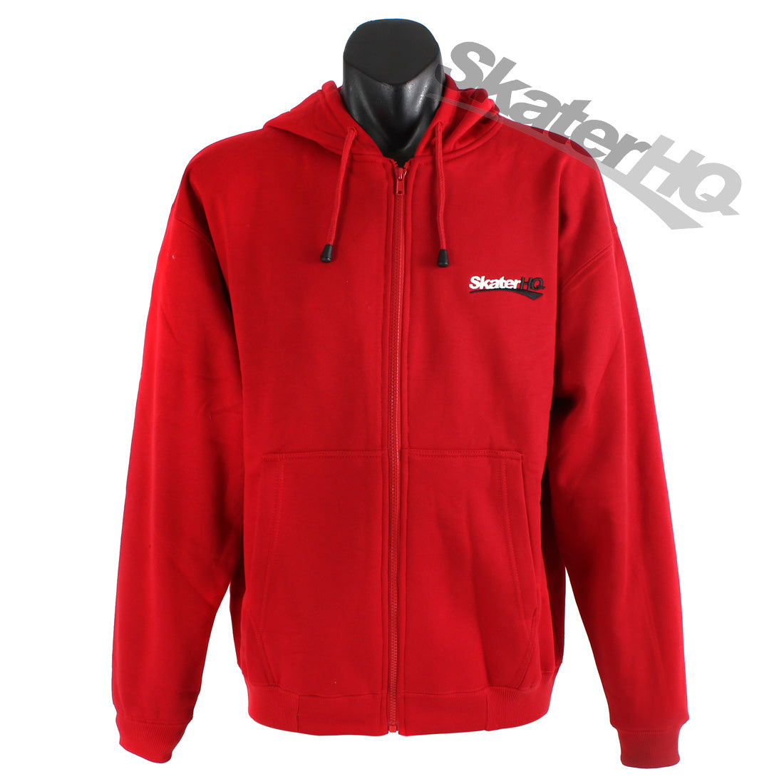 Skater HQ Adult Zip Hoody - Red Apparel Skater HQ Clothing