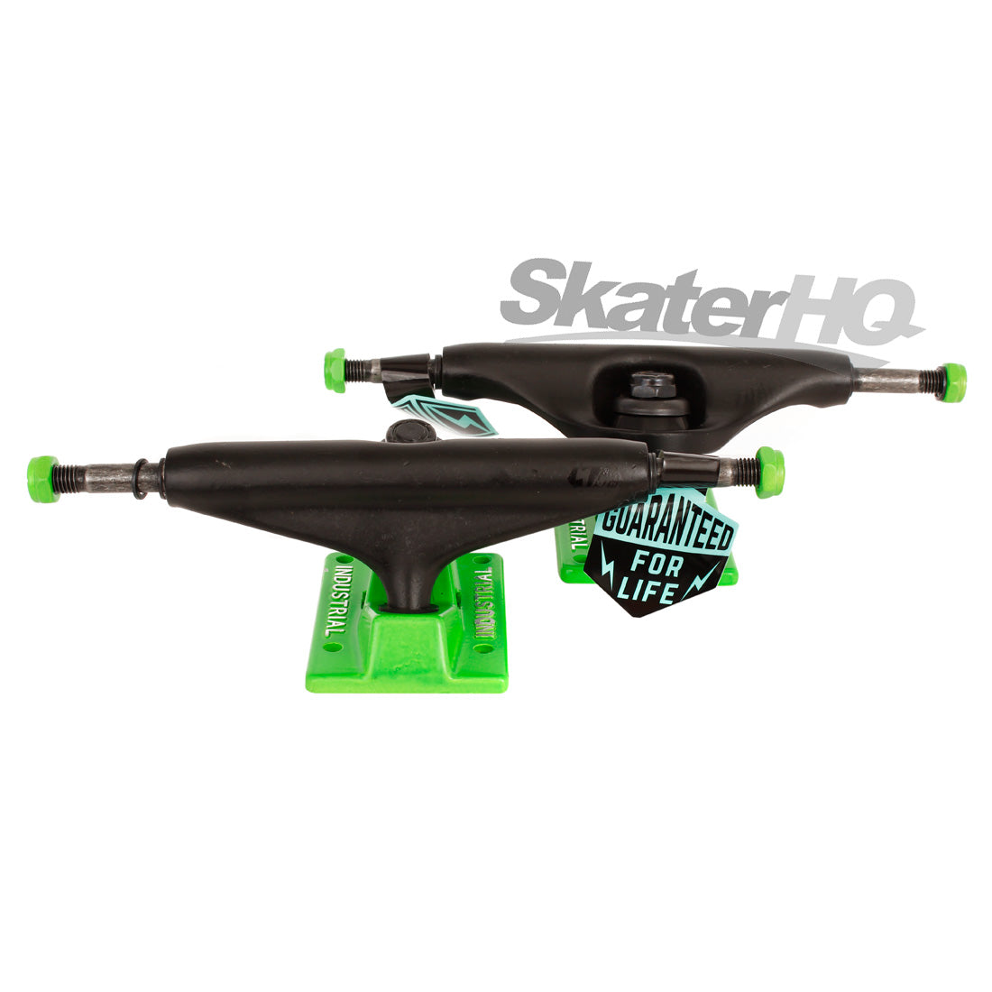 Industrial Black/Neon Green 5.0 Pair Skateboard Trucks