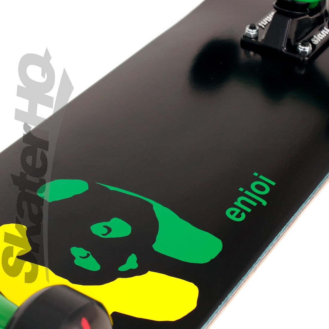 Enjoi Rasta Panda Black 7.0 Mini Complete Skateboard Completes Modern Street