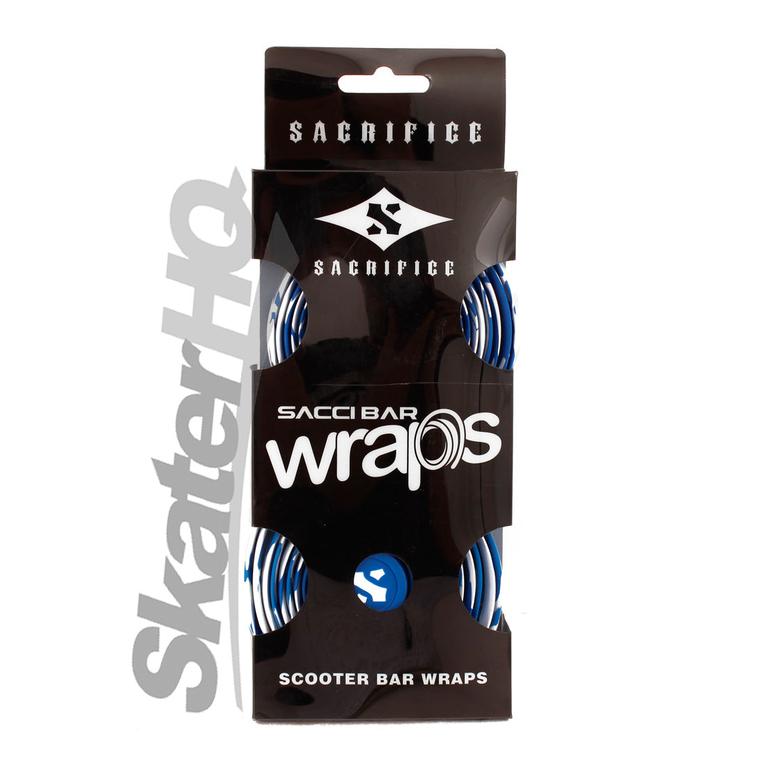 Sacrifice Sacci Bar Wrap - Blue Tie Dye Scooter Grips