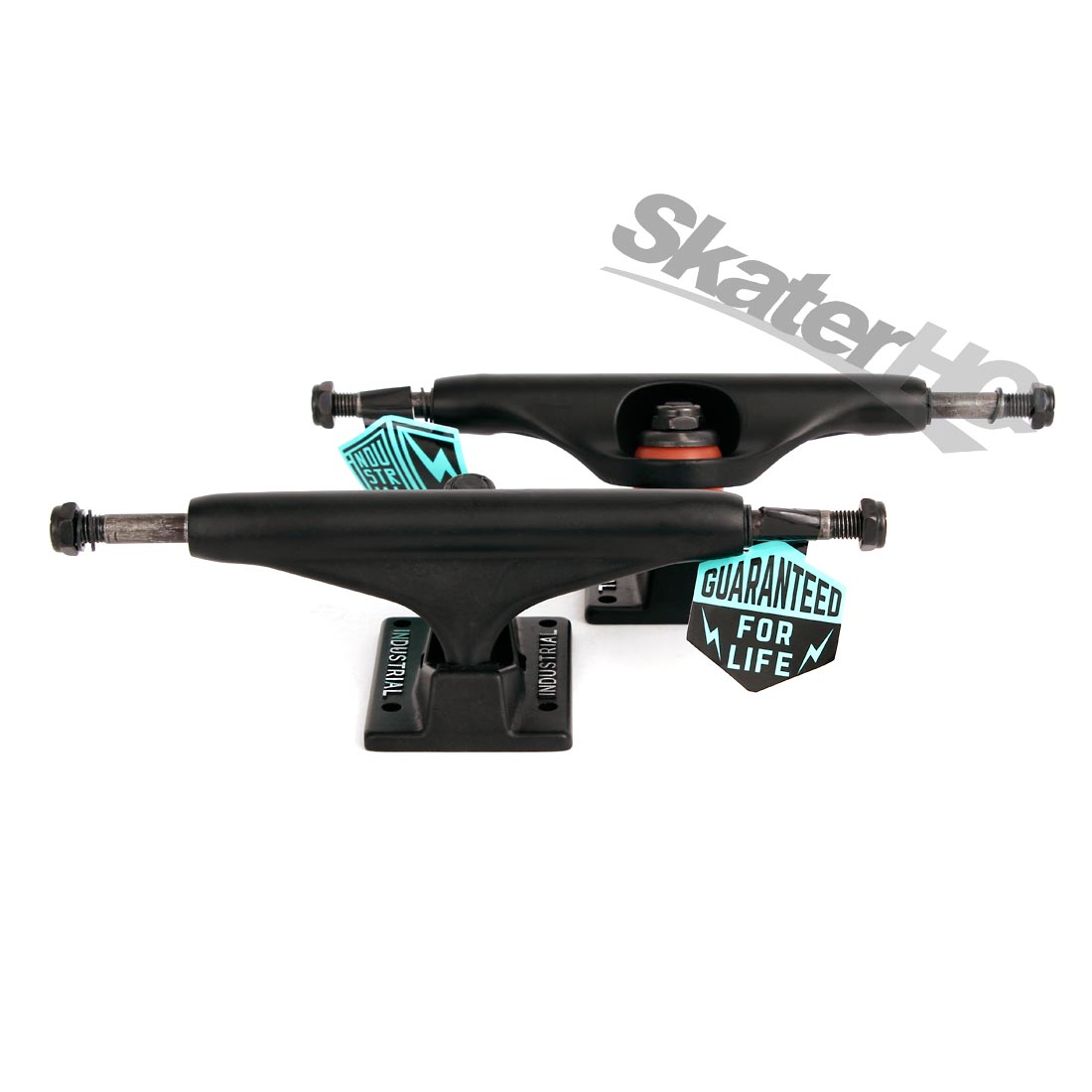 Industrial 5.5 PAIR - All Black Skateboard Trucks