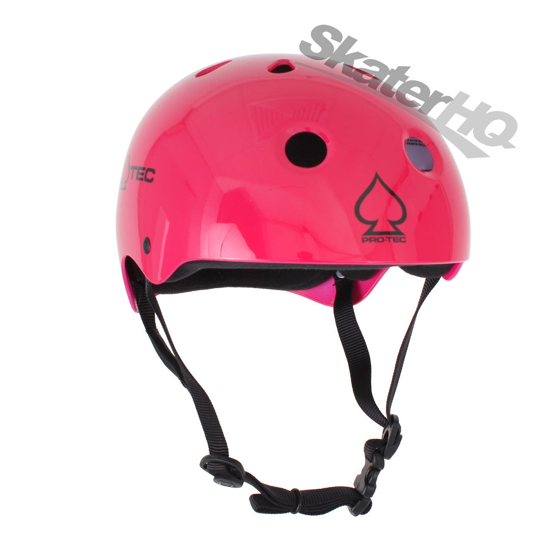 Pro-Tec Classic Skate Gloss Pink - Medium Helmets