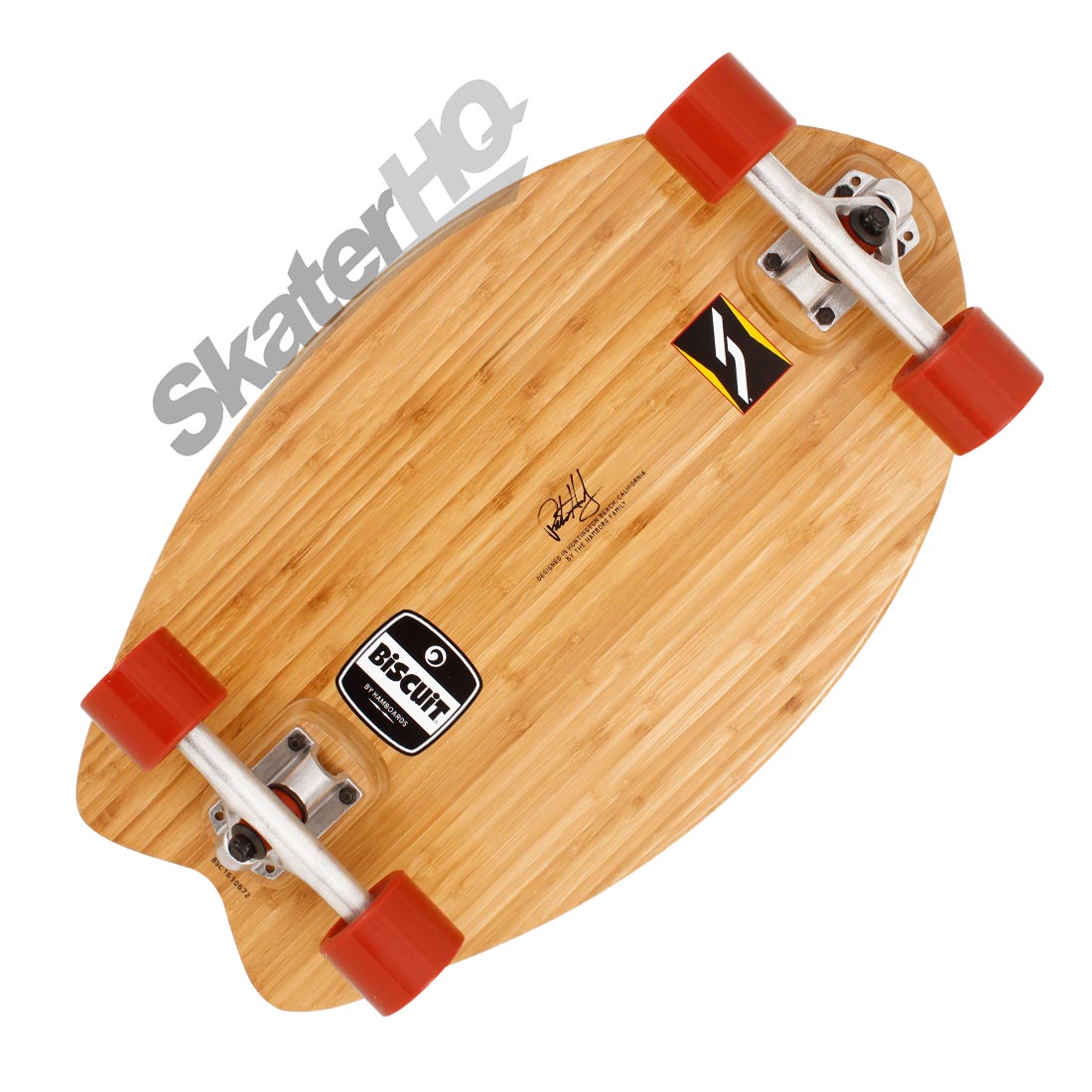 Hamboards Biscuit 24in Complete - Bamboo Skateboard Compl Cruisers