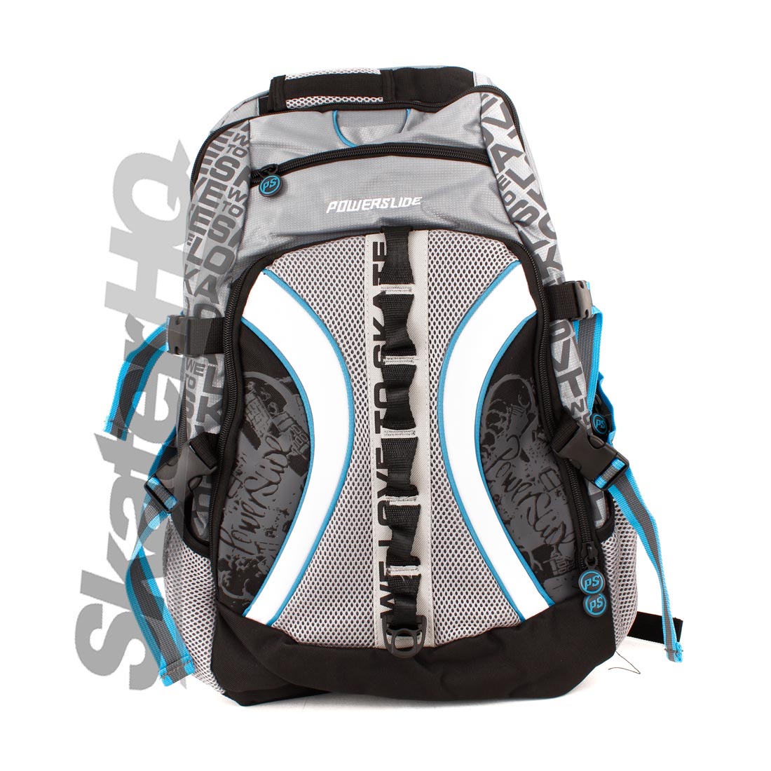 Powerslide Phuzion Skate Bag - Grey/Blue Bags and Backpacks