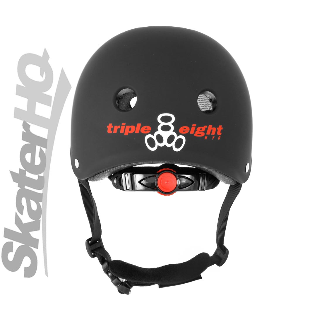 Triple 8 LIL8 Youth Bike Helmet - Black Rubber Helmets