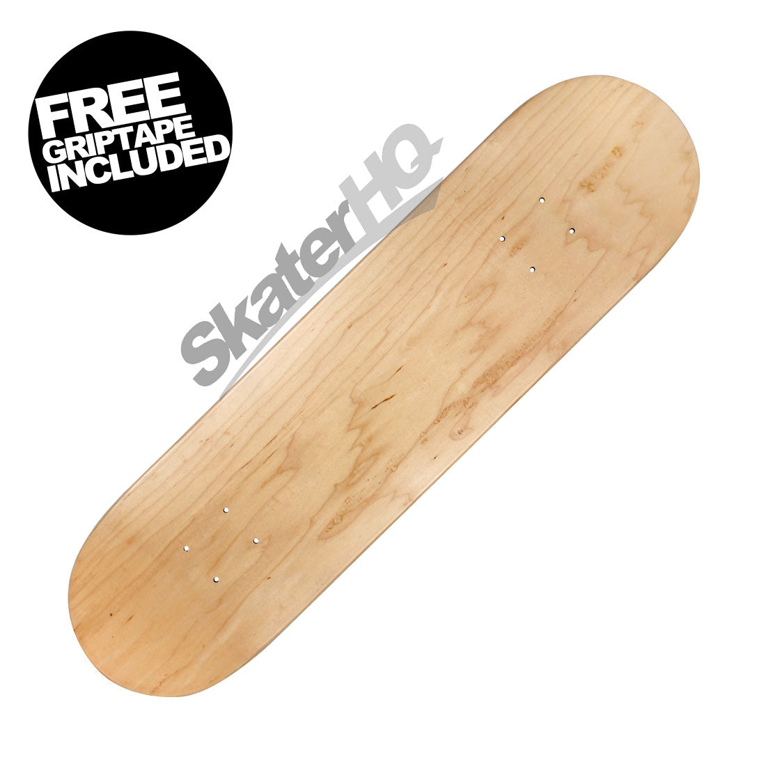 Absolute Blank 7.5 Deck - Natural Skateboard Decks ALL BLANKS