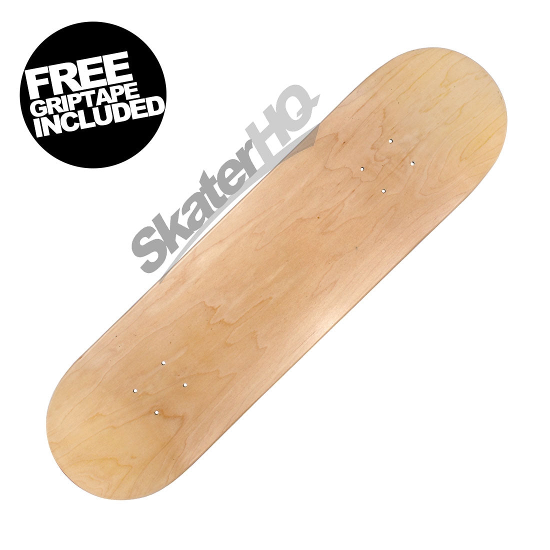 Absolute Blank 8.25 Deck - Natural Skateboard Decks ALL BLANKS