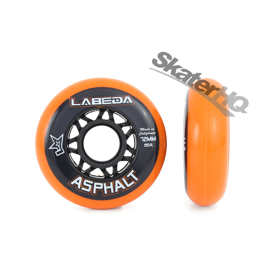 Labeda Asphalt 72mm/85A 4pk Inline Rec Wheels