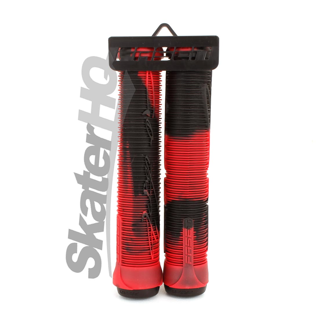 Fasen Go Fast Handle Grips - Black/Red Scooter Grips